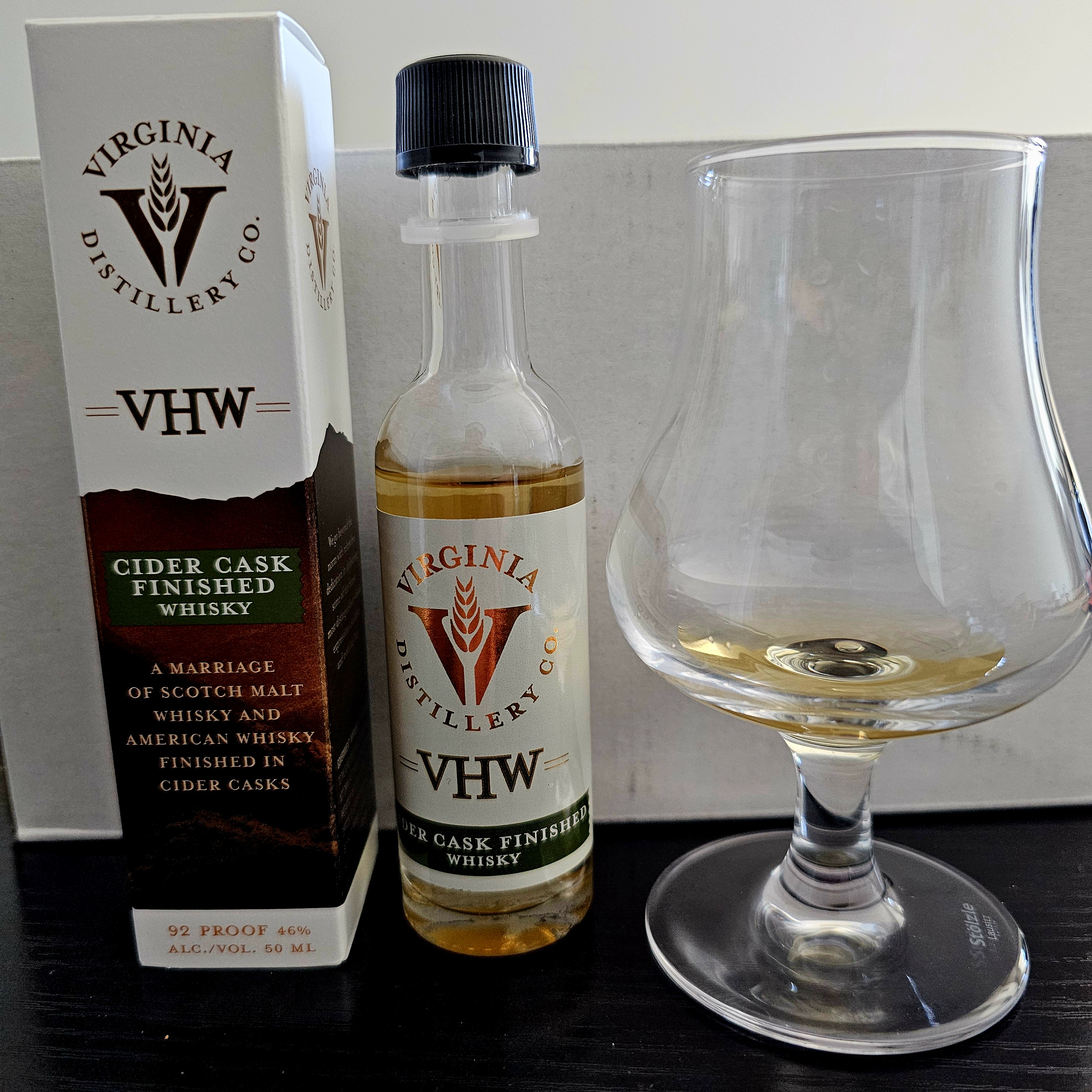 REVIEW – VHW (Virginia Distillery Company) Cider Cask Finished American Whisky