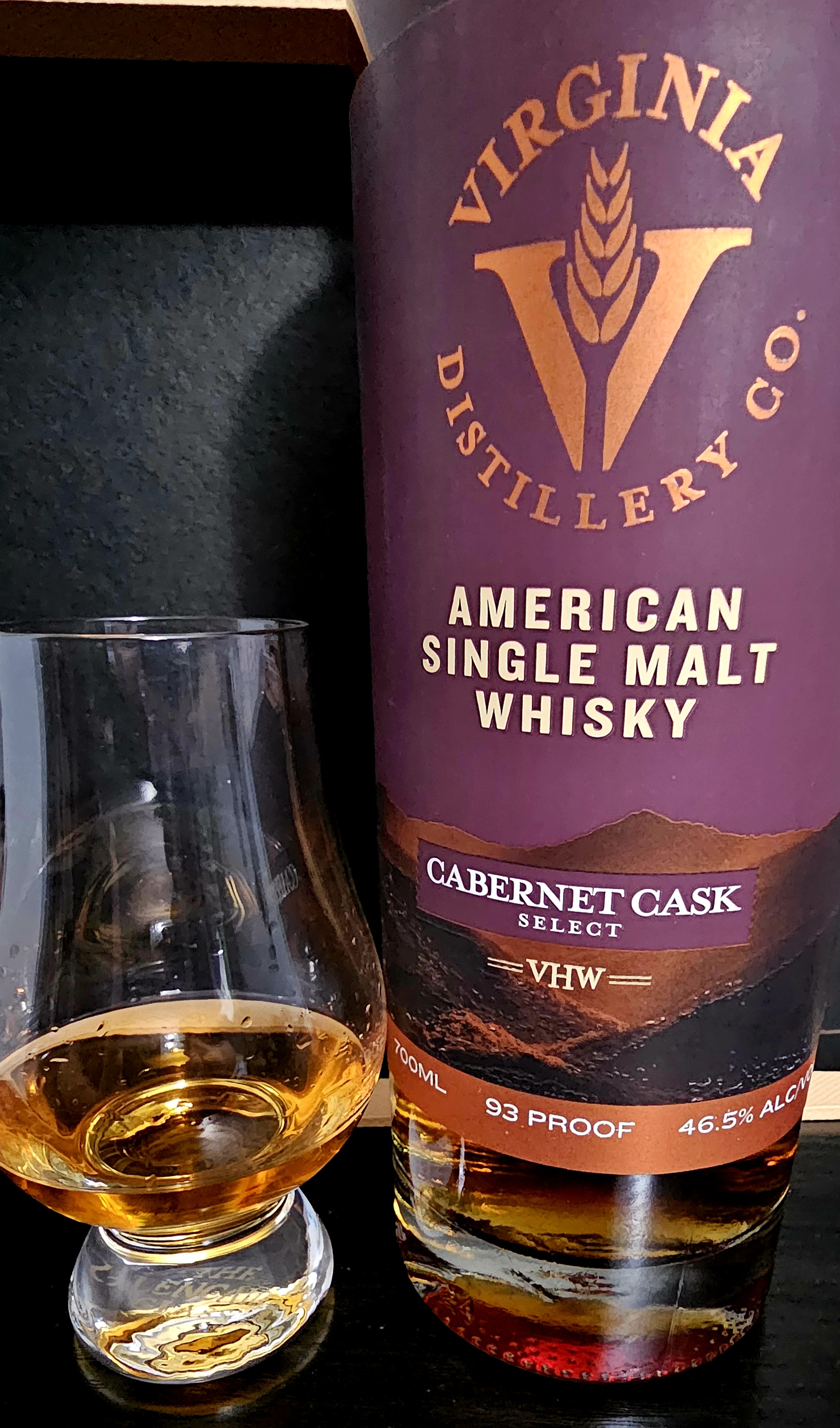 SHORT REVIEW: VDC Cabernet Cask Select – American Single Malt Whisky
