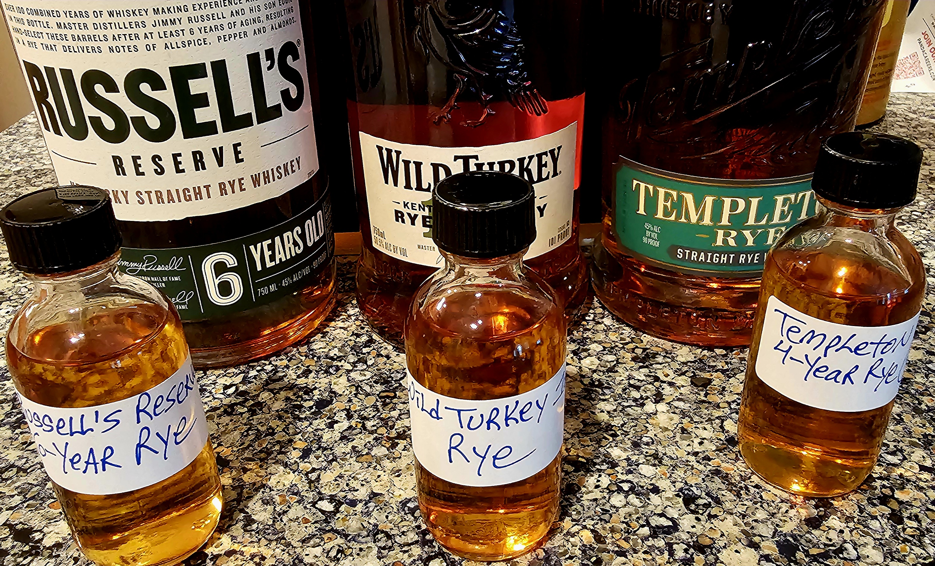 “Operation Beyond Beam White Label” – Samples Sharing Turns to Rye Whiskies