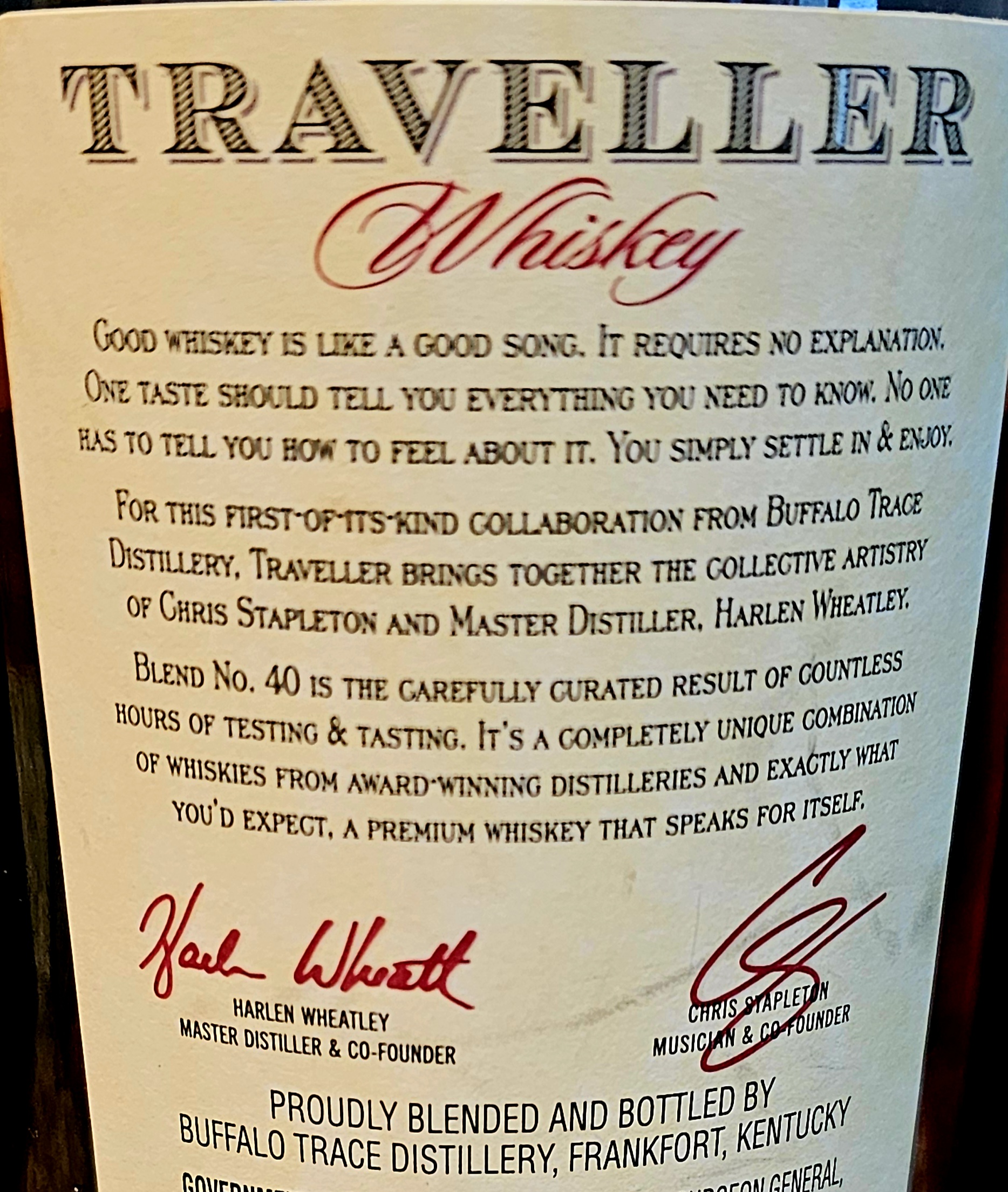 SHORT REVIEW: Traveller Whiskey – Blend No. 40