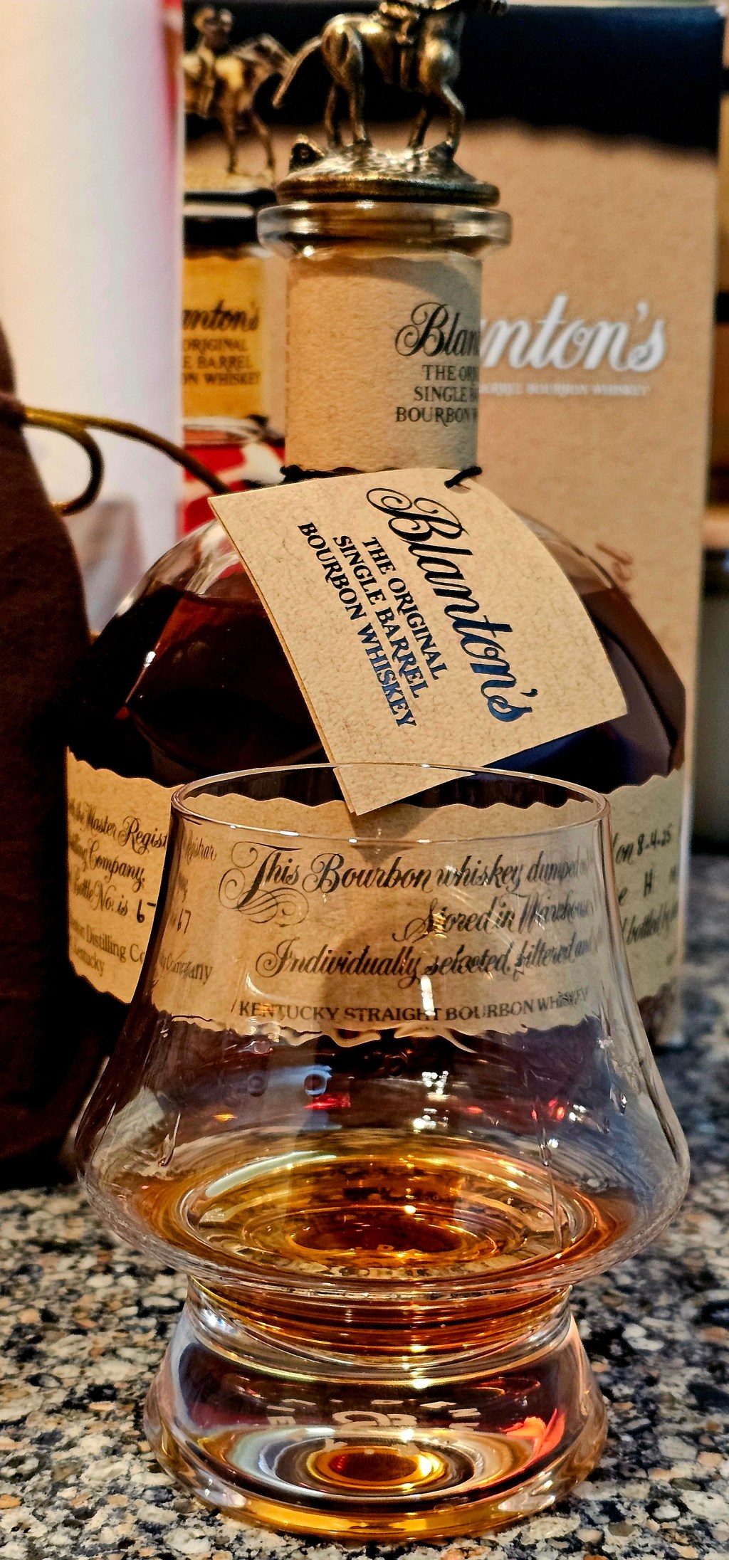 1st Blanton’s Single Barrel Bourbon&nbsp;Bottle