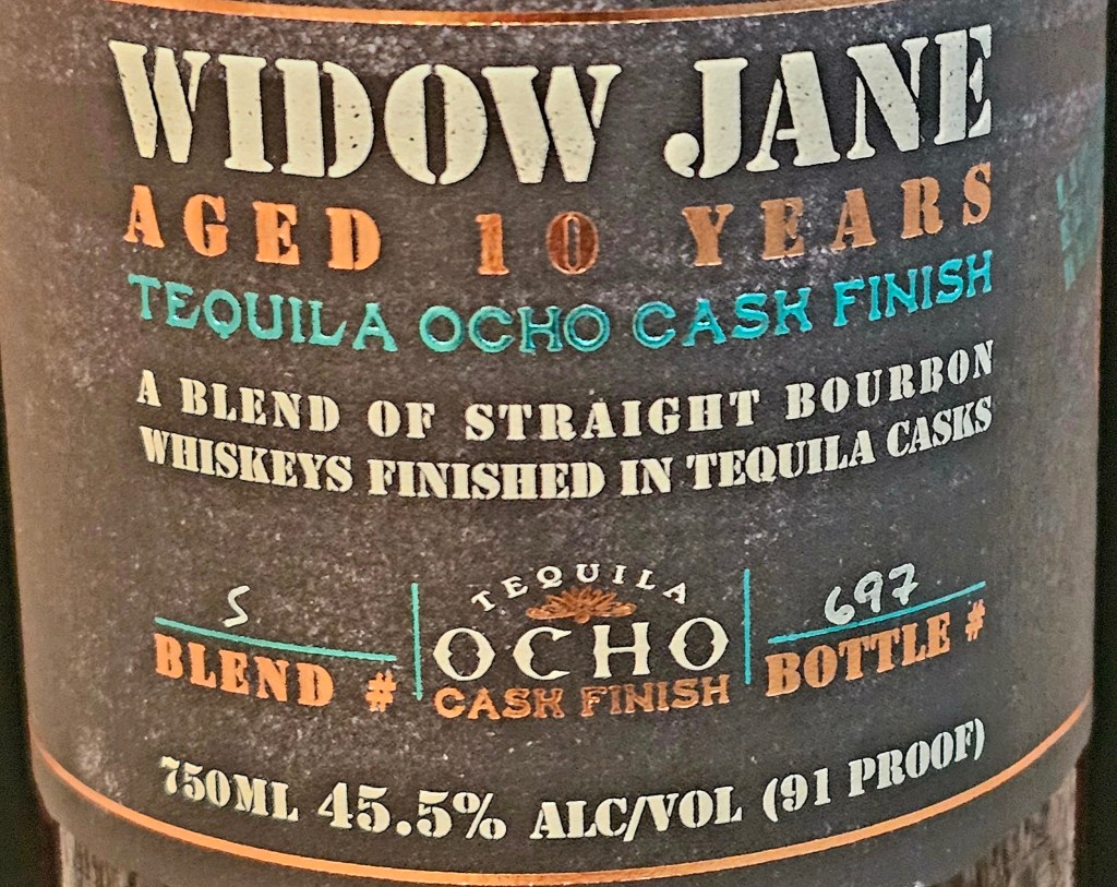 NEW BOTTLE HIGHLIGHT SERIES: Widow Jane 10-Year Blended Bourbon – Tequila Ocho Cask&nbsp;Finish